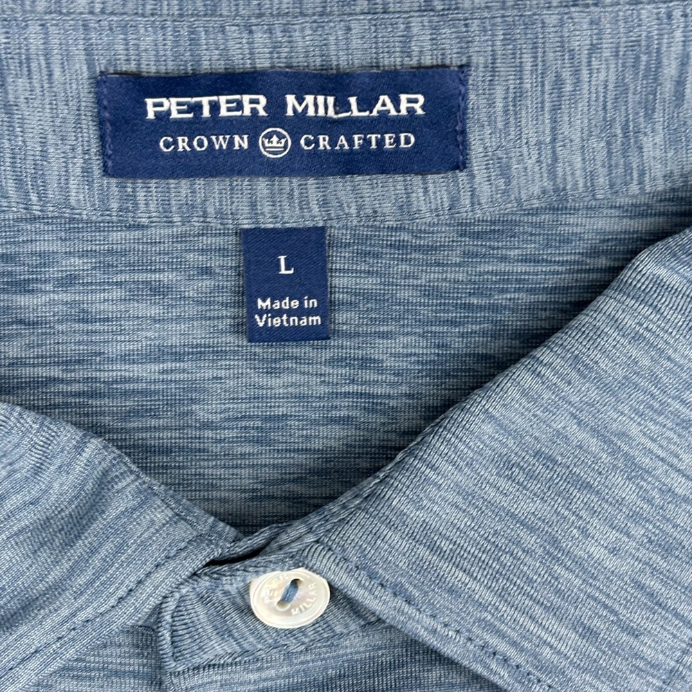 Peter Millar- Walker Performance Polo- Large- Lik… - image 3